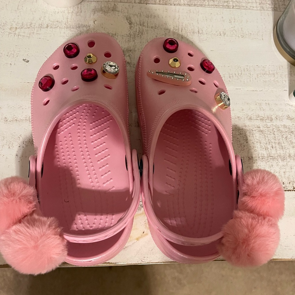 Crocs pink Glitzy exclusive